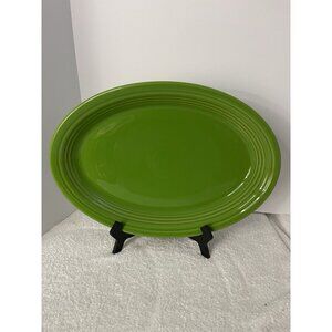 Fiestaware Shamrock Oval Platter  Fiesta 13 1/2”  X 9 1/2” HLC